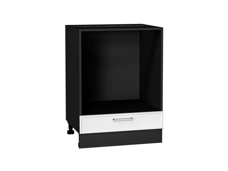 Шкаф под духовку Квадро 600 Белый / Graphite
