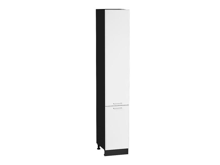 Шкаф пенал Квадро 400Н (для верхних шкафов 920) Белый / Graphite