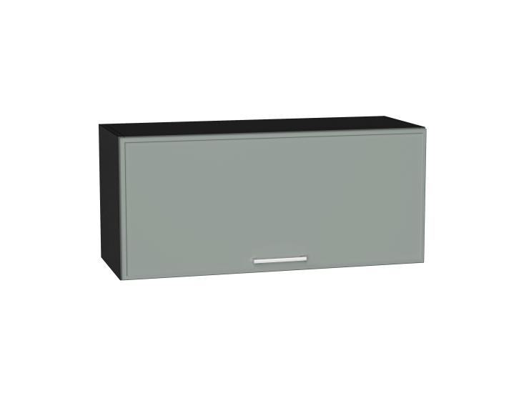 Шкаф верхний горизонтальный Квадро 800 Аквамарин / Graphite