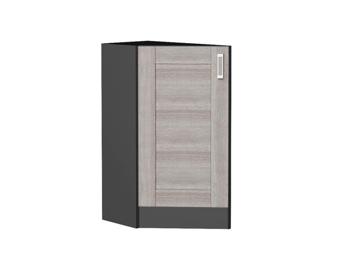 Шкаф нижний торцевой Лофт 300 (прав.) Graphite / Cappuccino Veralinga