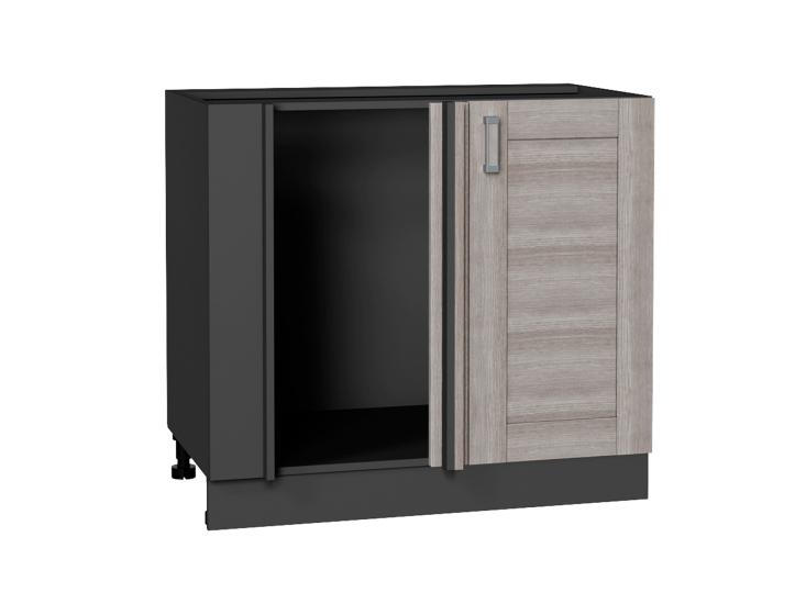 Шкаф нижний угловой Лофт 990М Cappuccino Veralinga / Graphite