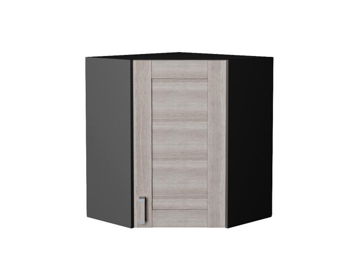 Шкаф верхний угловой Лофт 590 Cappuccino Veralinga / Graphite