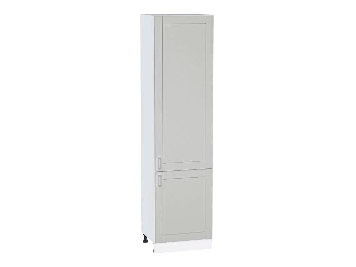 Шкаф пенал Лофт 600Н (для верхних шкафов 920) Grey Silk / Белый