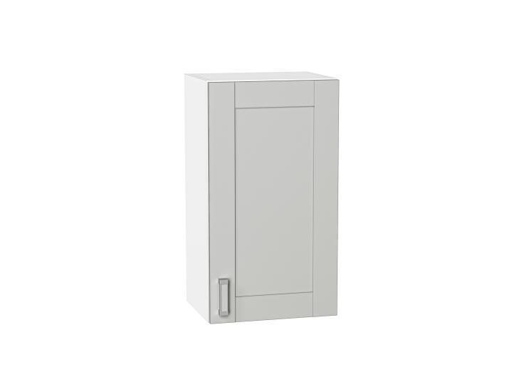Шкаф верхний Лофт 400 Grey Silk / Белый