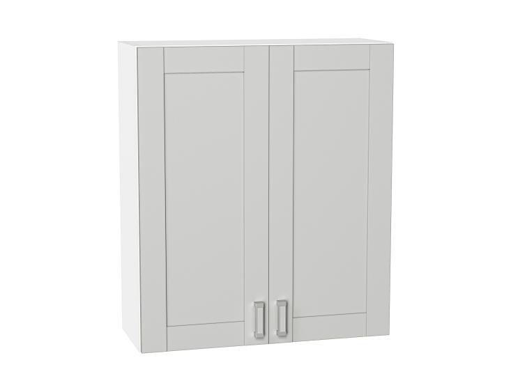 Шкаф верхний Лофт 800Н Grey Silk / Белый