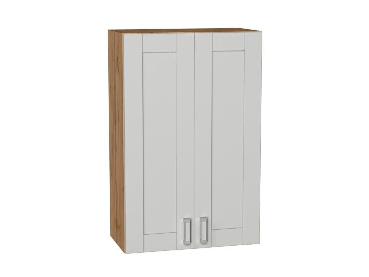 Шкаф верхний Лофт 600Н Grey Silk / Дуб Вотан