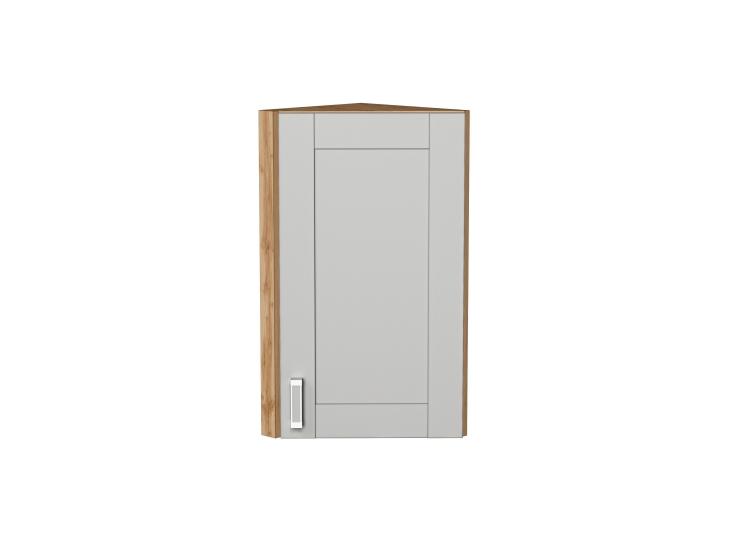 Шкаф верхний торцевой Лофт 300 Grey Silk / Дуб Вотан