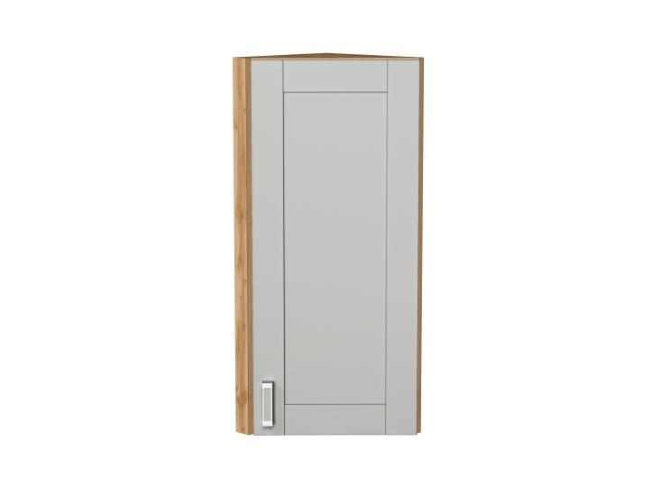 Шкаф верхний торцевой Лофт 300Н Grey Silk / Дуб Вотан