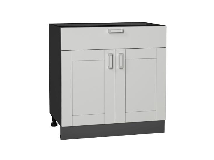 Шкаф нижний с 1 ящиком Лофт 800 Grey Silk / Graphite