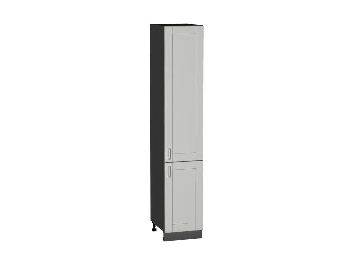 Шкаф пенал Лофт 400 (для верхних шкафов 720) Grey Silk / Graphite