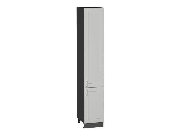 Шкаф пенал Лофт 400Н (для верхних шкафов 920) Grey Silk / Graphite