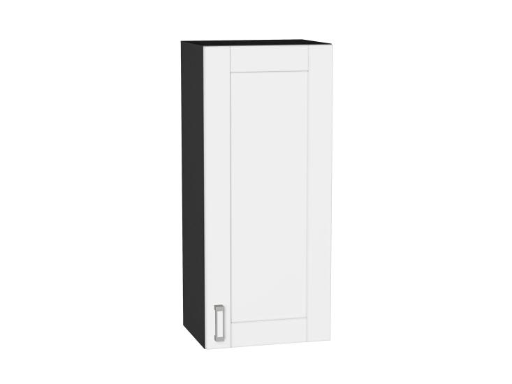 Шкаф верхний Лофт 400Н White Silk / Graphite