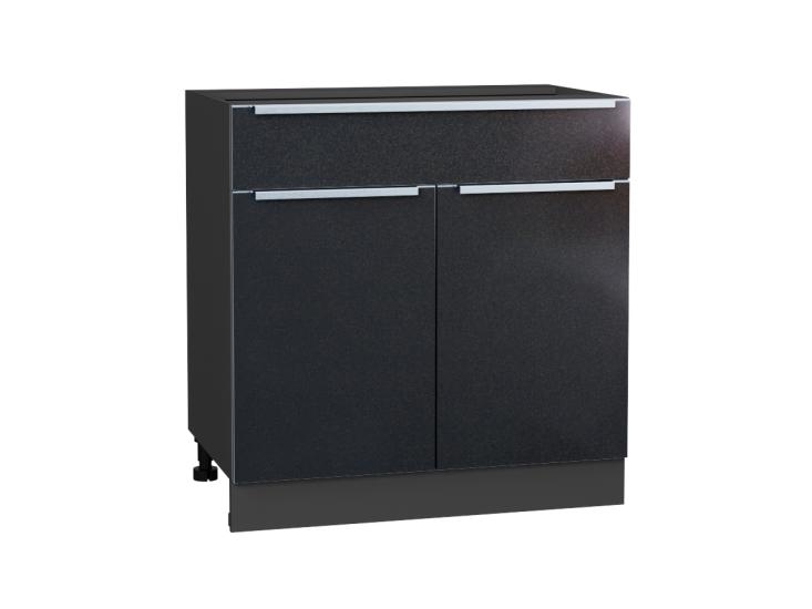 Шкаф нижний с 1 ящиком Фьюжн 800 Anthracite / Graphite
