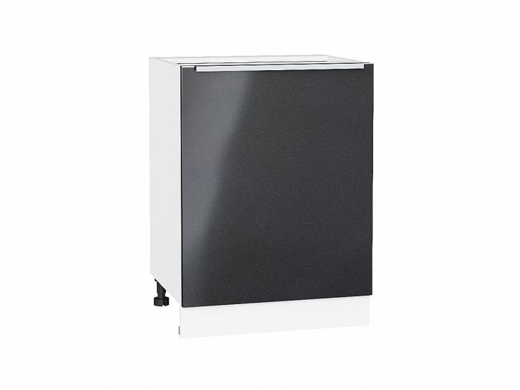 Шкаф нижний Фьюжн 600М Anthracite / Белый