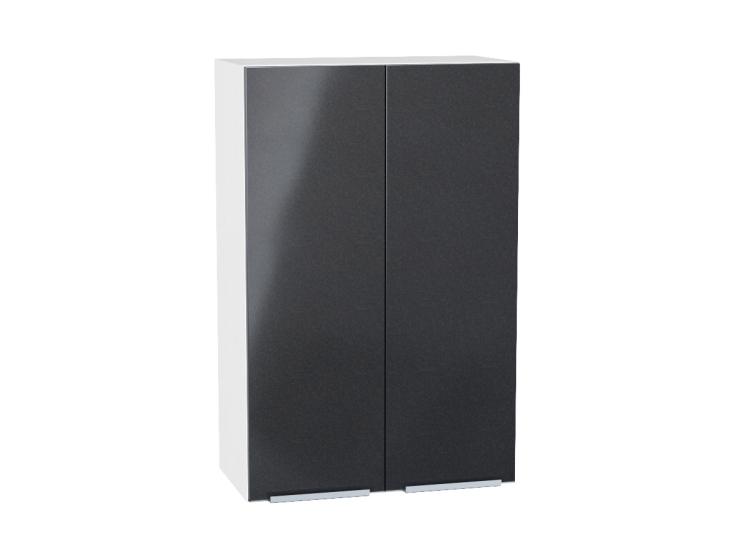 Шкаф верхний Фьюжн 600Н Anthracite / Белый
