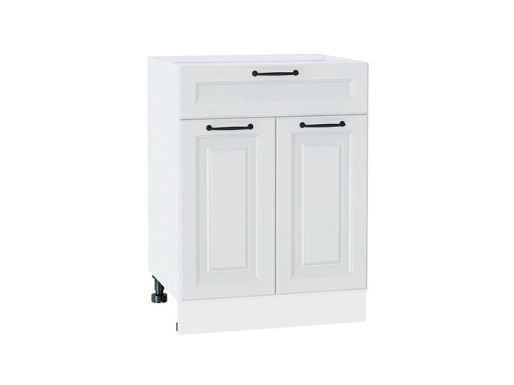 Шкаф нижний с 1 ящиком Ницца Royal 601М Blanco / Белый