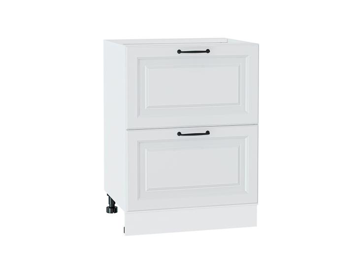 Шкаф нижний с 2-мя ящиками Ницца Royal 600 Blanco / Белый