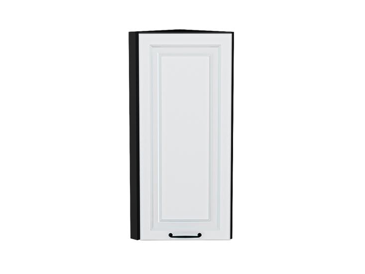 Шкаф верхний торцевой Ницца Royal 300Н Blanco / Graphite