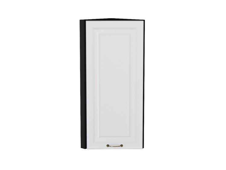 Шкаф верхний торцевой Ницца 300Н Белый / Graphite