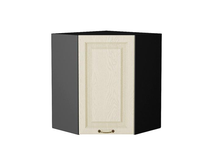 Шкаф верхний угловой Ницца 590 Дуб крем / Graphite