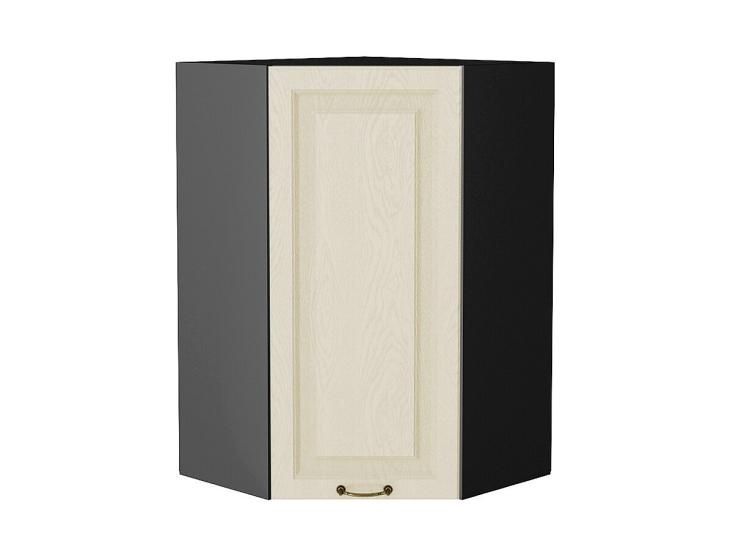 Шкаф верхний угловой Ницца 590Н Дуб крем / Graphite