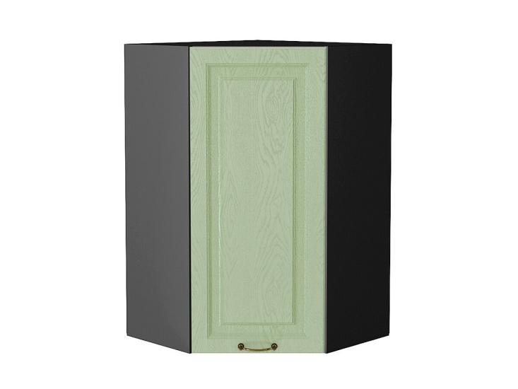 Шкаф верхний угловой Ницца 590Н Дуб оливковый / Graphite