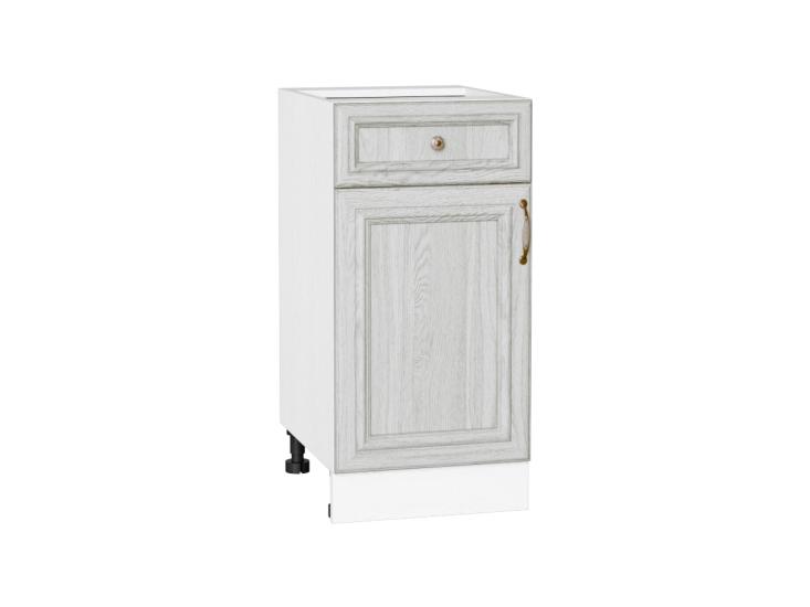 Шкаф нижний с 1 ящиком Шале 400 White Dreamline / Белый
