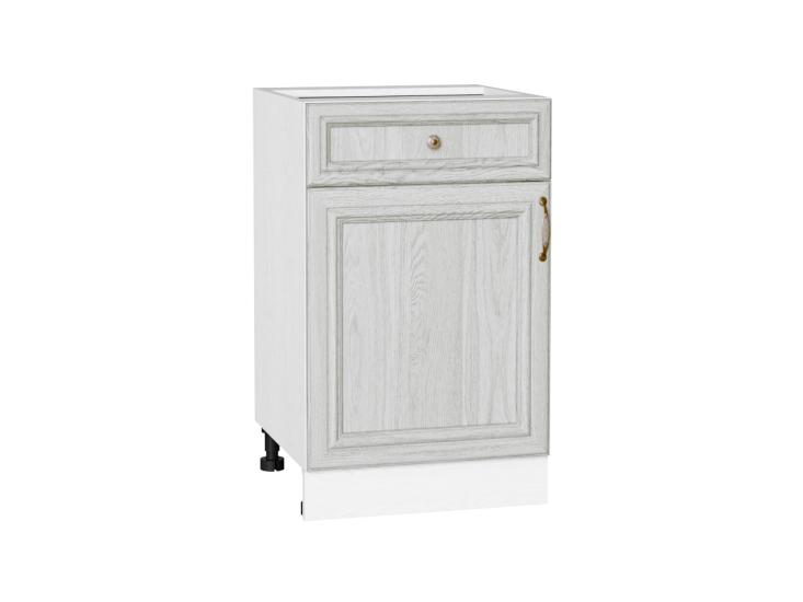 Шкаф нижний с 1 ящиком Шале 500 White Dreamline / Белый