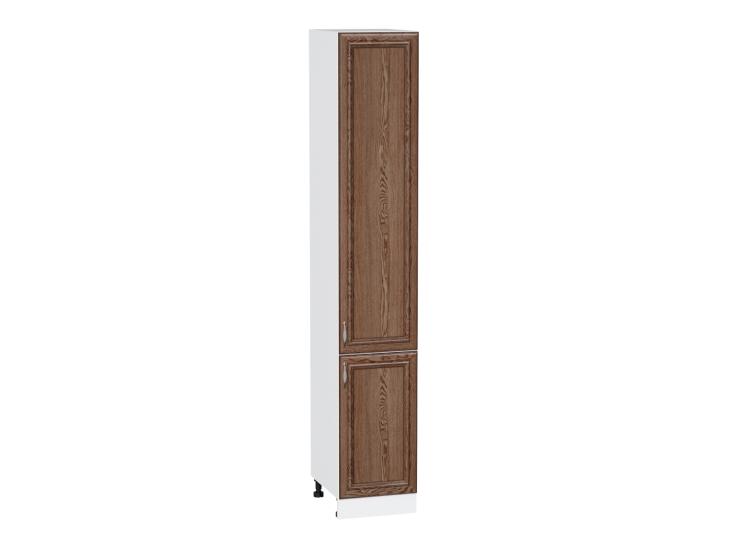 Шкаф пенал Шале 400Н (для верхних шкафов 920) Brown Dreamline / Белый