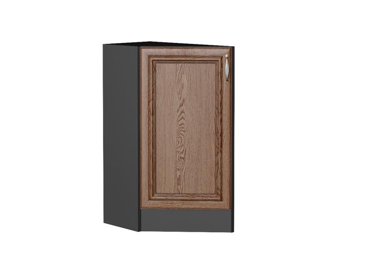Шкаф нижний торцевой Шале 300 (прав.) Brown Dreamline / Graphite