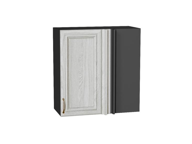 Шкаф верхний прямой угловой Шале 700 White Dreamline / Graphite