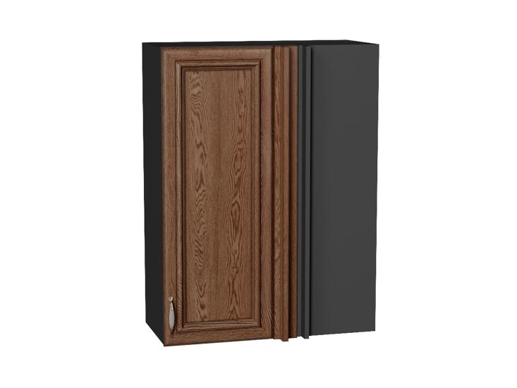 Шкаф верхний прямой угловой Шале 700Н Brown Dreamline / Graphite