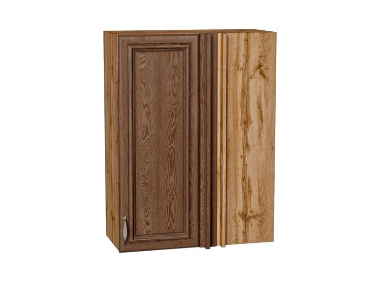 Шкаф верхний прямой угловой Шале 700Н Brown Dreamline / Дуб Вотан