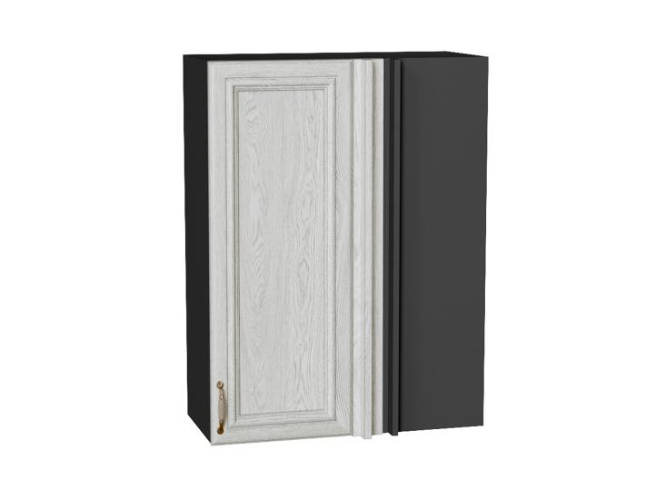 Шкаф верхний прямой угловой Шале 700Н White Dreamline / Graphite