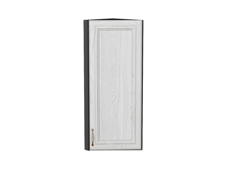 Шкаф верхний торцевой Шале 300Н White Dreamline / Graphite