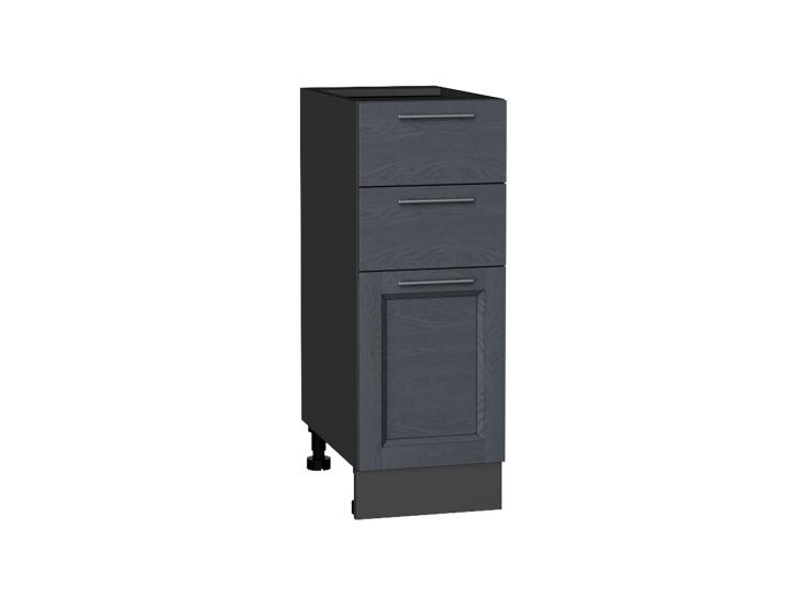 Шкаф нижний с 3-мя ящиками Сканди 300 Graphite Softwood / Graphite