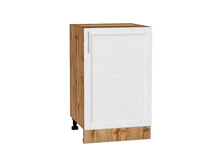 Шкаф нижний Сканди 500 White Softwood / Дуб Вотан