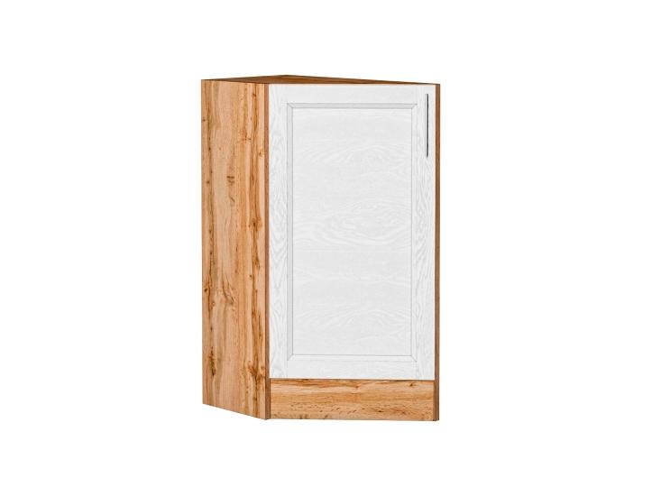 Шкаф нижний торцевой Сканди 300 (прав.) White Softwood / Дуб Вотан