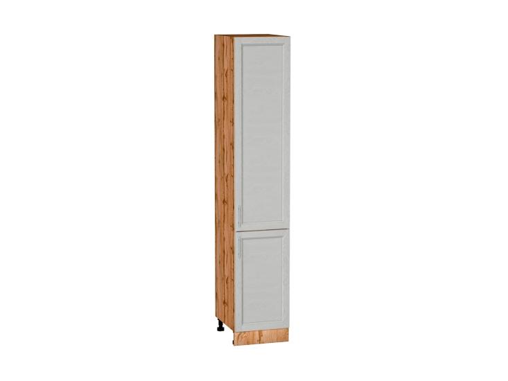 Шкаф пенал Сканди 400 (для верхних шкафов 720) Cappuccino Softwood / Дуб Вотан