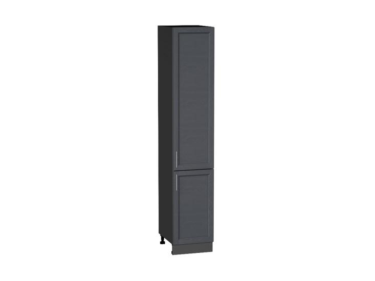 Шкаф пенал Сканди 400 (для верхних шкафов 720) Graphite Softwood / Graphite
