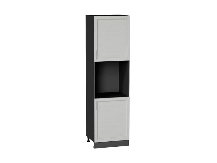 Шкаф пенал под бытовую технику Сканди 600 (для верхних шкафов 720) Cappuccino Softwood / Graphite