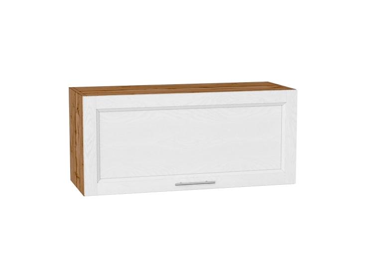 Шкаф верхний горизонтальный Сканди 800 White Softwood / Дуб Вотан