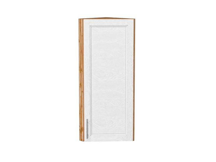 Шкаф верхний торцевой Сканди 300Н White Softwood / Дуб Вотан