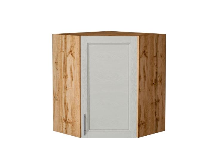 Шкаф верхний угловой Сканди 590 Cappuccino Softwood / Дуб Вотан