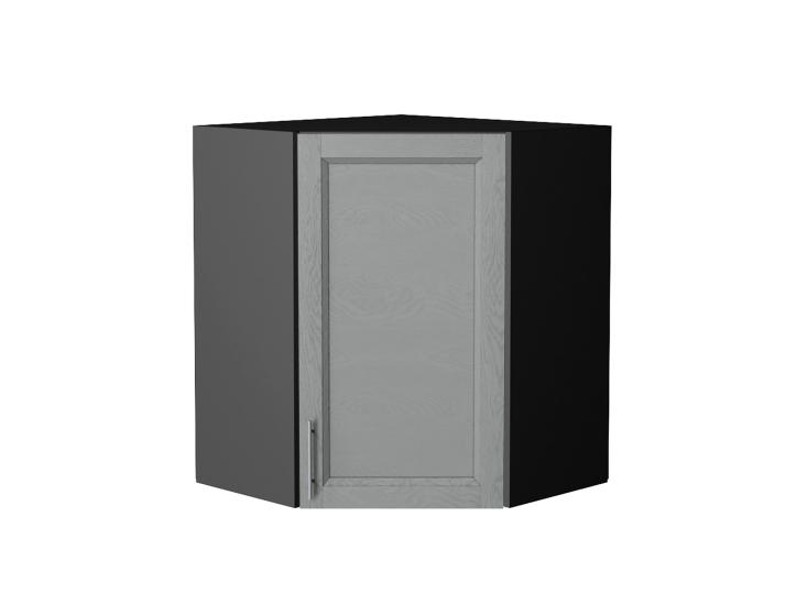Шкаф верхний угловой Сканди 590 Grey Softwood / Graphite