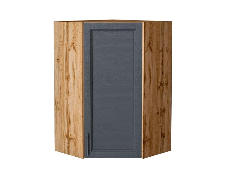 Шкаф верхний угловой Сканди 590Н Graphite Softwood / Дуб Вотан