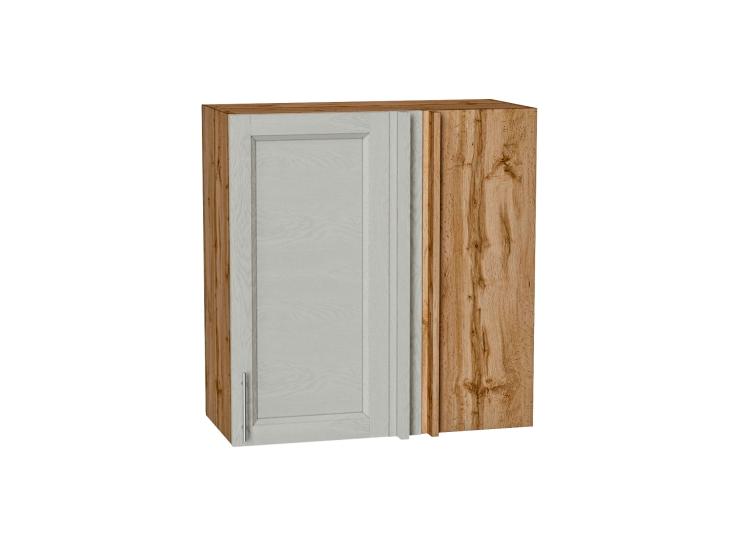 Шкаф верхний прямой угловой Сканди 700 Cappuccino Softwood / Дуб Вотан