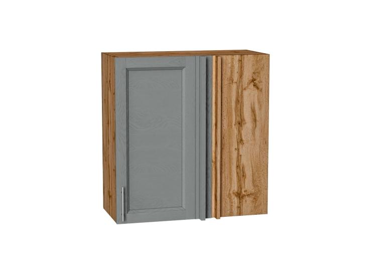Шкаф верхний прямой угловой Сканди 700 Grey Softwood / Дуб Вотан
