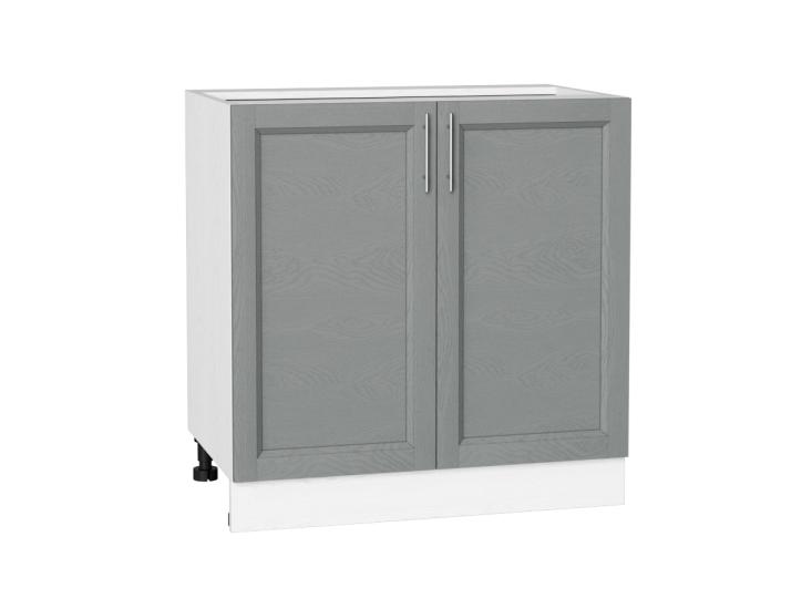 Шкаф нижний Сканди 800 Grey Softwood / Белый