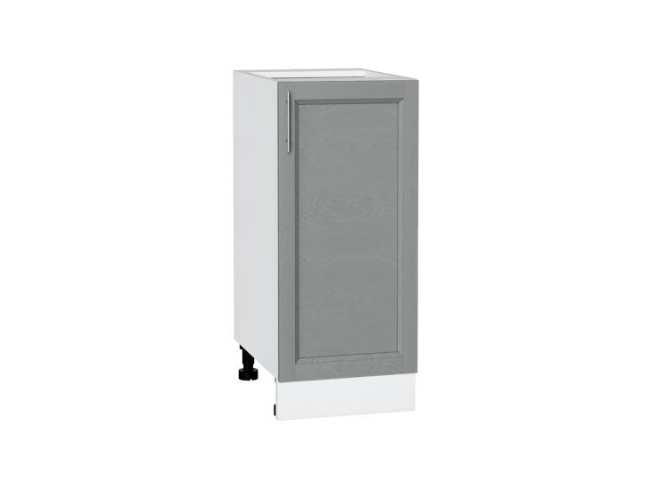 Шкаф нижний Сканди 350 Grey Softwood / Белый